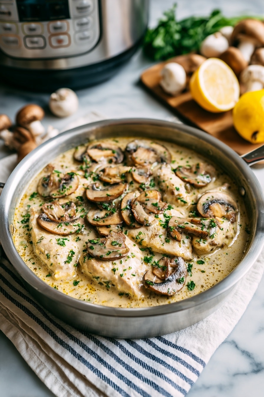 Juicy Slow Cooker Chicken Marsala: Rich Mushroom & Marsala Sauce